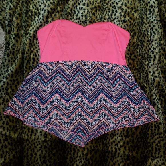 Rue21 | Tops | Hot Pink Babydoll Strappy Tube Top Rue Rue 2 Plus ...
